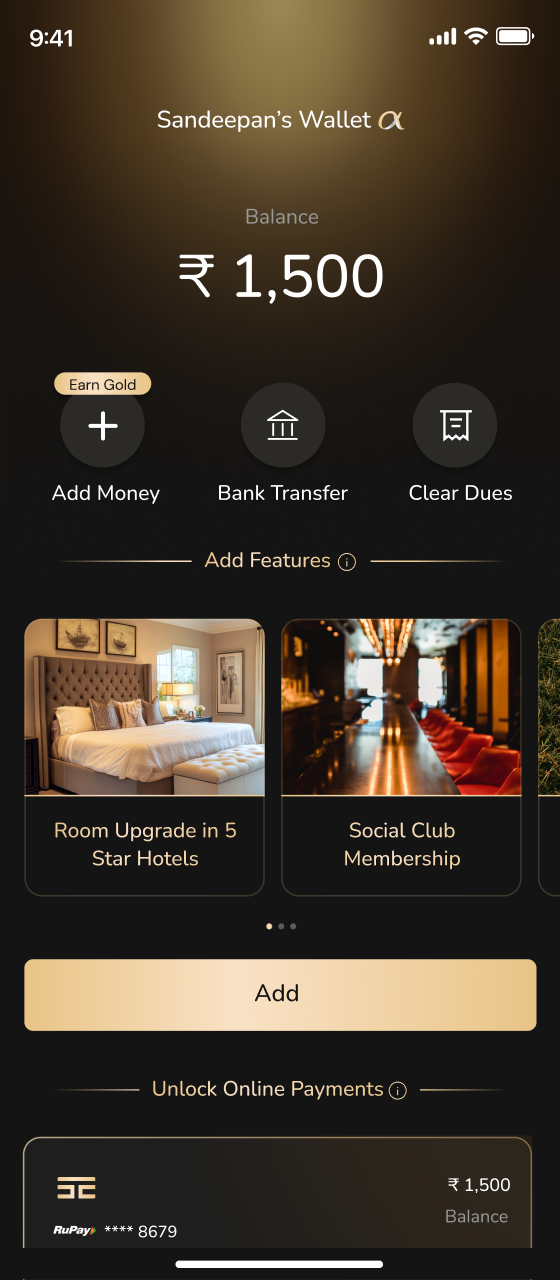 Mountain lake landscape